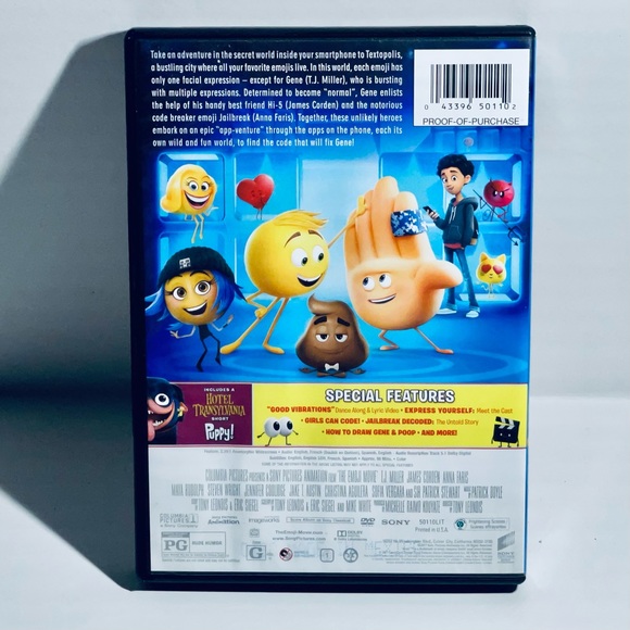 The Emoji Movie Dvd - Picture 2 of 3